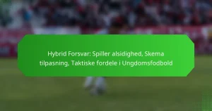 Hybrid Forsvar: Spiller alsidighed, Skema tilpasning, Taktiske fordele i Ungdomsfodbold