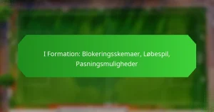 I Formation: Blokeringsskemaer, Løbespil, Pasningsmuligheder