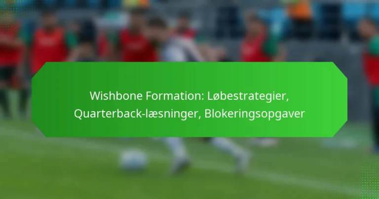 Wishbone Formation: Løbestrategier, Quarterback-læsninger, Blokeringsopgaver
