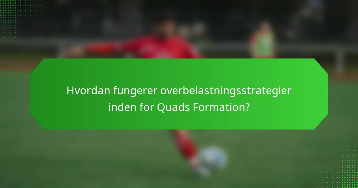 Hvordan fungerer overbelastningsstrategier inden for Quads Formation?